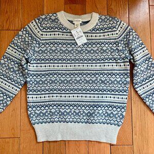 J Crew Crewcuts Boys Winter Sweater, Size S (6-7), NWT